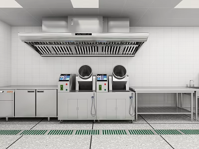 Intelligent automatic cooking machine 3d model