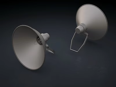 LED Downlights And Spotlights Modern Design With Different Mounting Brackets For Indoor Lighting 3d model