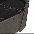 Modern Wooden Sideboard With Textured Panels Drawers And Metal Accents