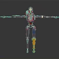 Modern Robot Toys 3d model