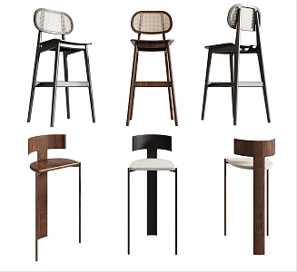 Bar Chair Bar Stool High Chair Water Bar Chair 3d model