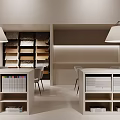 Stylish Display Cabinets In Modern Retail Showcase With Well Lit Storage Units And Elegant Design