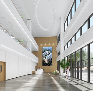 Hospital foyer 3d model