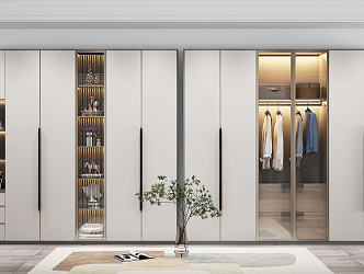 Modern wardrobe 3d model