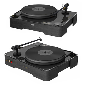 Modern Phonograph Simple Record Phonograph 3d model