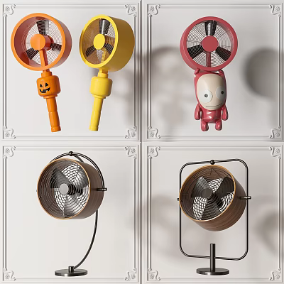 Modern Fan Mini Fan 3d model