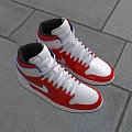 a pair of sneaker 3d model