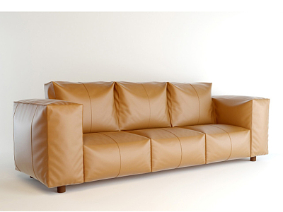 Modern Three-Seat Sofa model