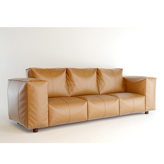 Modern Three-Seat Sofa 3d model