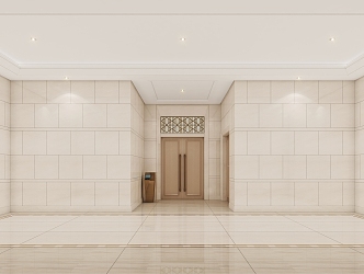 Corridor Office Building Entrance Hall Entrance Lounge Reception Hall Office Area Entrance Front Hall 3d model