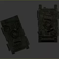 Camouflage Painted Military Tanks With Tracked Design And Armored Exteriors