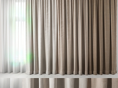 Fabric Curtain model