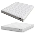 White Striped Mattress Design With Comfortable Supportive Layers And Quality Build