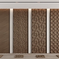 Modern wall panels can be seamlessly spliced wall panels background wall 3d model