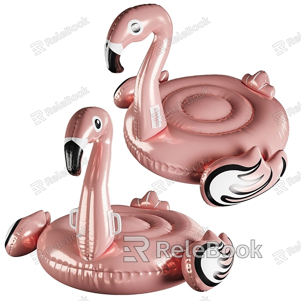 Flamingo Swimming Ring model