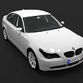 White BMW Luxury Sedan With Modern Exterior And Sleek Design Features
