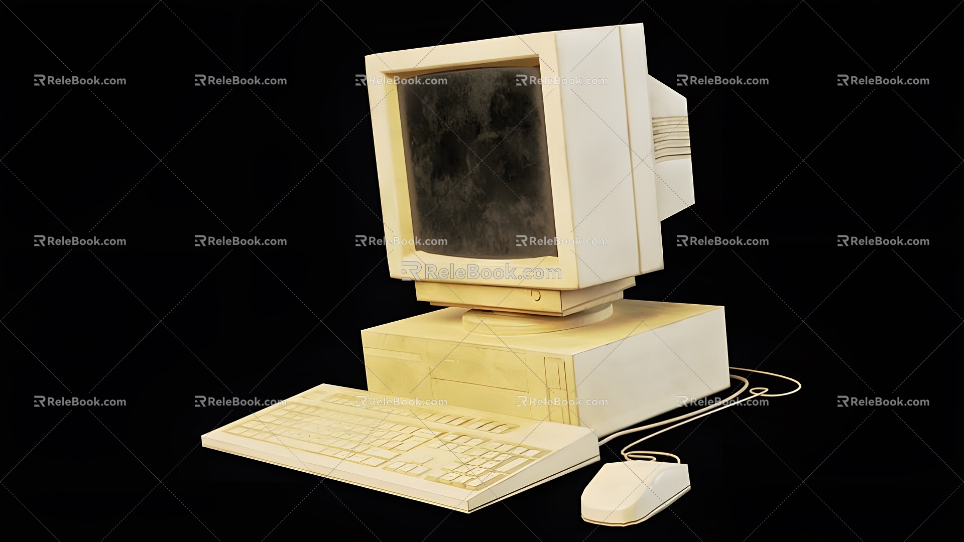 Computers in the 1990 s 3d model