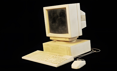 Computers in the 1990 s 3d model