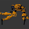 Modern Robot Assistant Small Robot 3d model