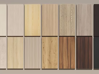 Modern wall panel wood veneer wall panel wall veneer wood veneer background wall 3d model