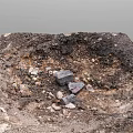 Natural Soil Surface With Mixed Stones And Small Rocks 3d model