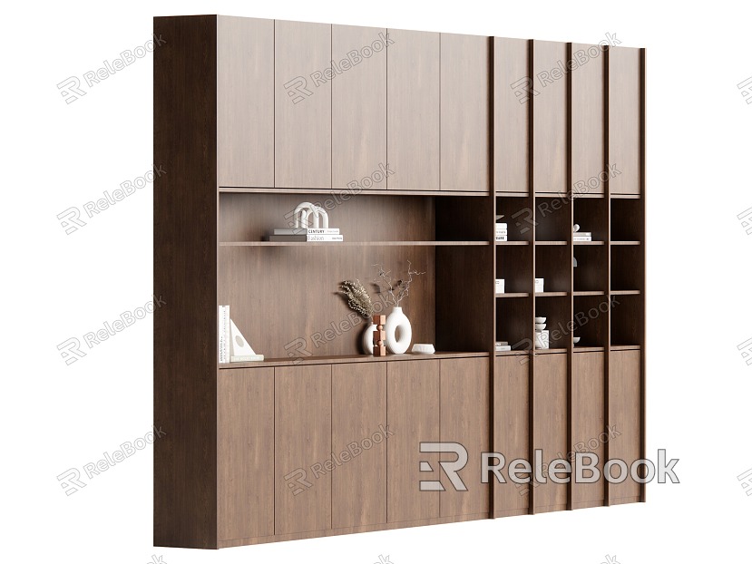 Middle Style Wine Cabinet Sideboard model