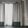 New Chinese Curtain 3d model