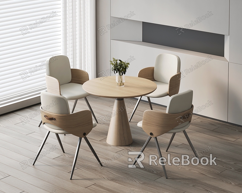 Modern leisure table and chair negotiation table and chair model