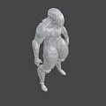 Sci-fi robot 3d model