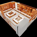 Elegant Modern Jewelry Store Interior Design With Glass Display Cases And Warm Lighting