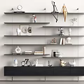 Modern Simple Bookshelf Multi-layer Bookshelf Floor-standing Bookshelf Floor-standing Display Rack Floor-standing Storage Rack 3d model