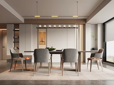 Modern Restaurant 3d model