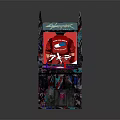 Modern game machine large game machine coin-operated game machine arcade 3d model