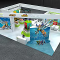 Modern Exhibition Super-dimensional Mutual Entertainment 3d model