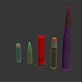 Bullet Pistol Bullet Rifles Bullet Machine Gun Bullet Ammunition Bullet Box of Bullets 3d model