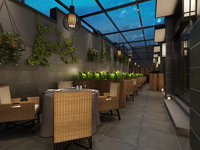 Pastoral Restaurant 3d model Pastoral Restaurant 3d model