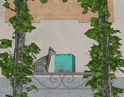 The Modern Cat 3d model