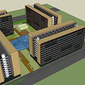 Modern Multi Storey Office Building Exterior With Regular Window Layout And Architectural Design