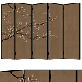 Silent Wind Folding Screen 3d model