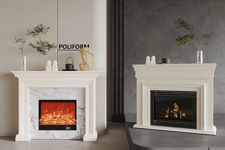 Fireplace 3d model