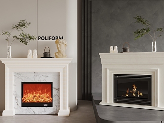 Fireplace 3d model