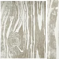 Square Rug Featuring Natural Wood Grain Pattern In Beige And White Swirling Textures