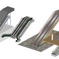 Modern Elevator 3d model