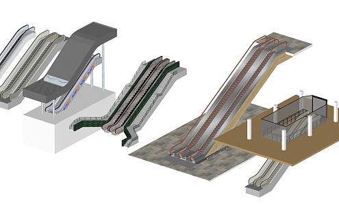 Modern Elevator 3d model