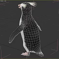 Beautiful Penguin With Yellow Crest And Black White Plumage Standing In Natural Habitat