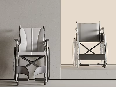 Modern Wheelchair Design With Ergonomic Seat Foldable Frame And Dual Angle 3d model