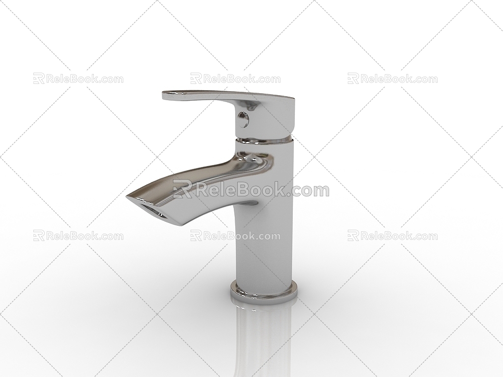 Modern hardware faucet 3d model