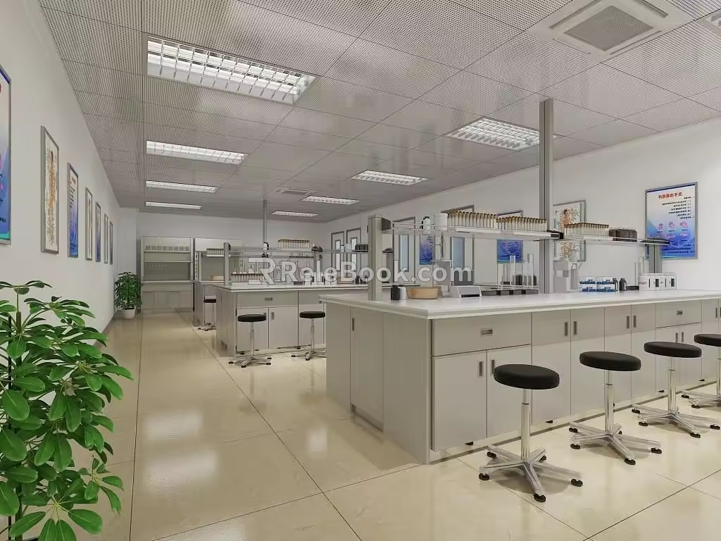 Laboratory 3d model