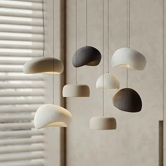 Wind chandelier 3d model