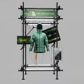 DP Device Showcasing The North Face Mountain Green Jacket With Technical Displays
